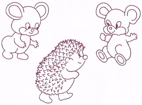 Mice & Hedgehog/Mus & Pindsvin